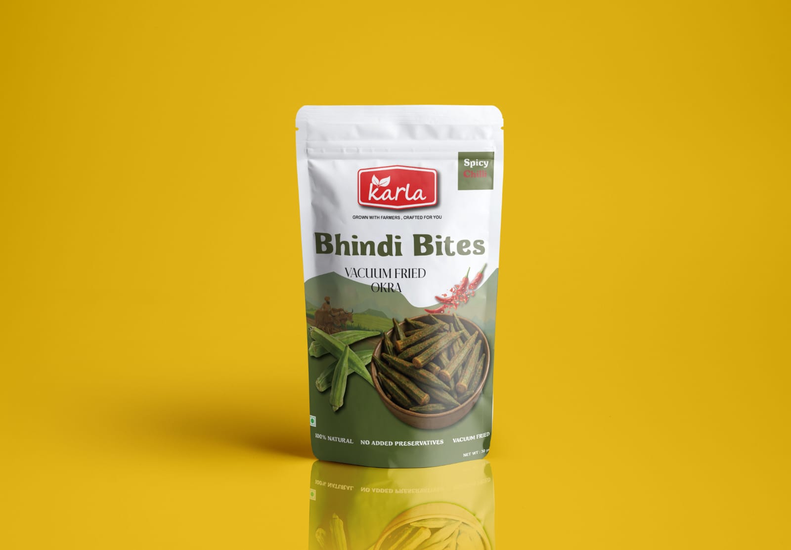 Karla Bhindi Bites pack